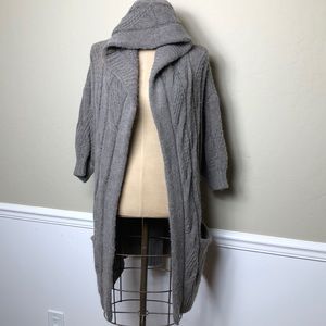 Vince wool blend hooded sweater